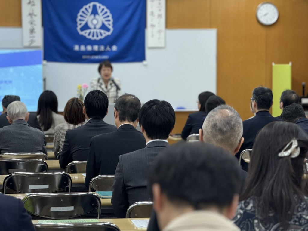 モーニングセミナー講話の様子