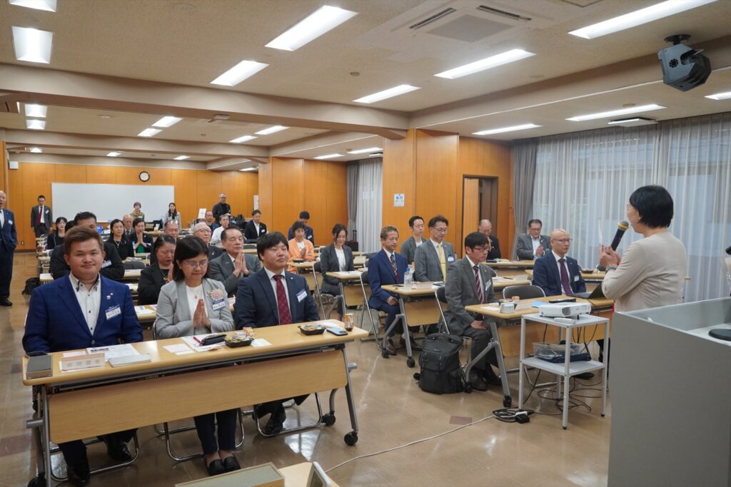 全国家電会館でのモーニングセミナーの様子